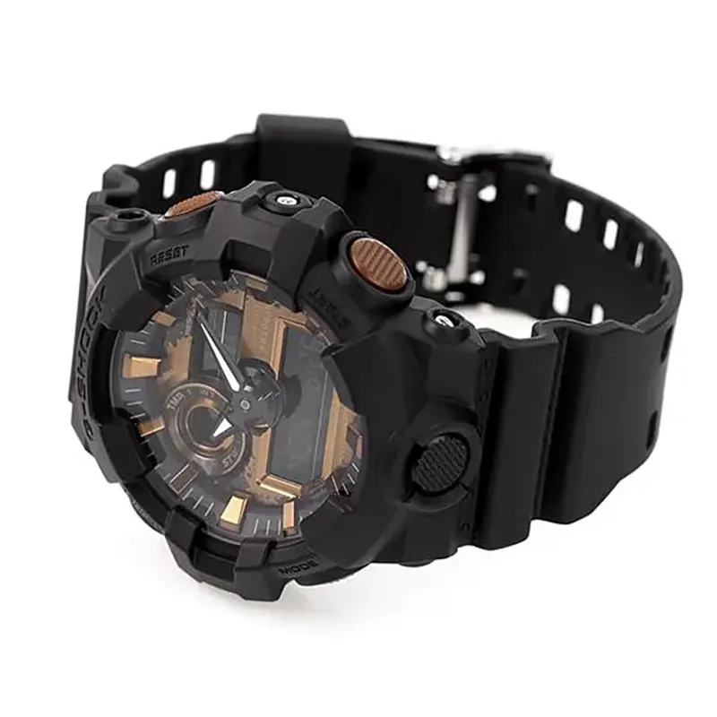 G-Shock Rusted Iron Dual-time Bronze iconic Spirit Men's Watch- GA-700RC-1A